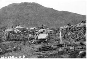 Early Photo of Naukan (c. Wikmapia)