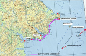 Return Voyage Lorino to Cape Dezhnev