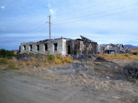 Decaying Buildings Near the Airport