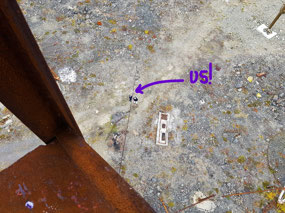 We Are Dots Below the Tower!