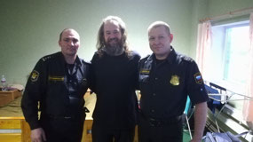 Martin With Border Guards