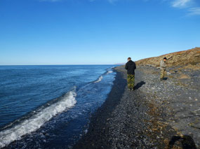 Vladimir & Ivan on Yanranay Beach