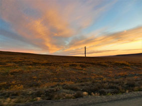 Sunset Over the Tundra