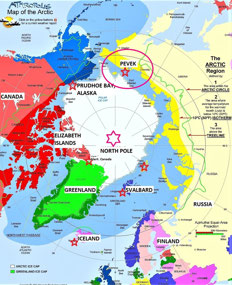 Pevek's Polar Location