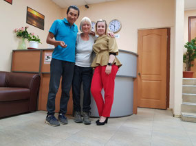 With Alex and Oksana