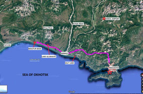 Route to Magtur Base Camp