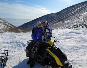 Snow Mobiling in March