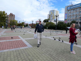 Alan at Lenin Square