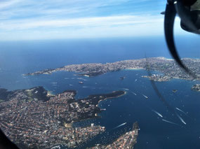 Flying Over Sydney Harbour