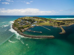 Island and Harbour of Crowdy Headland