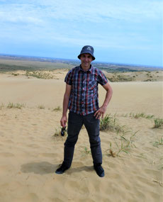 Abdullah at the Top of Sarykum
