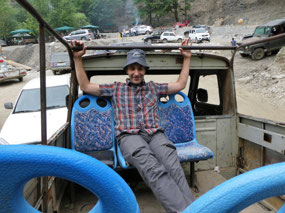 Abdullah in Our Uaz