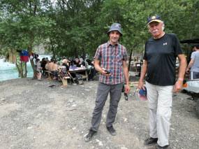 Abdullah with Alan at Sulak