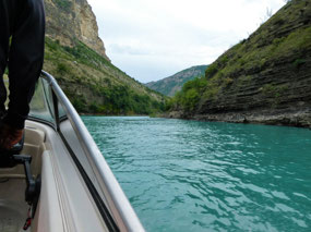 Heading Off Up The Canyon