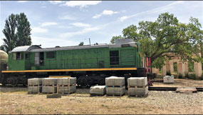 Train Coming Through Kumtor (c. Abdullah)