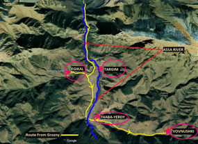 Historic Sites - Satellite Map