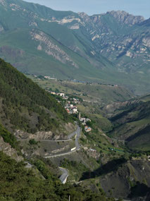 Climbing Down to the Georgian Border