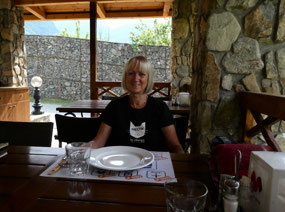 Enjoying the Lovely Setting
