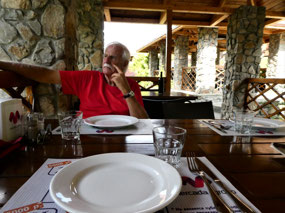 Lunch at Sun Valley - A Pensive Alan 
