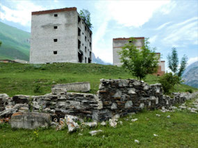 Sad Sight of Karmadon Buildings