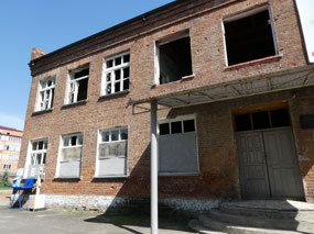 Entrance to the Gymnasium
