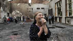 Grief of a Victim's Relative (c. CNN Library)