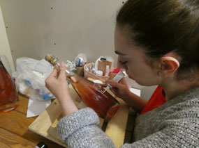 Hand Painting Each Bottle