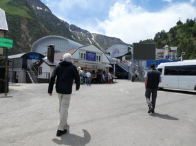 A Long walk to Our Hotel