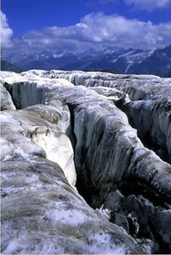 Glaciers of Prielbrusye (c. K Mikhailov)