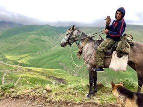 Lucky Snap of This Herder