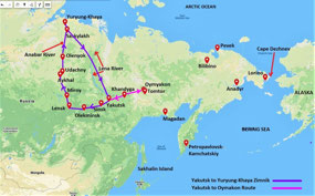 Travels Yuryung-Khaya & Oymyakon