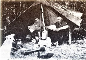 Popugaeva's Tented Camp (c. E Erlich)