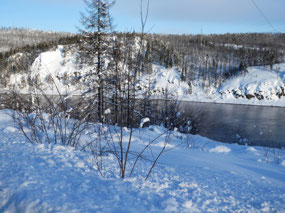 The Unfreezing Vilyuy River