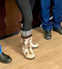 Masha's Elegant Reindeer Boots