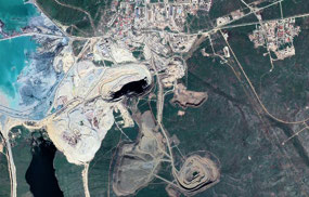 Mines Around Aykhal Town