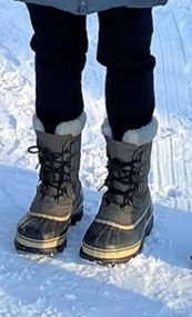 Not Exactly High Fashion, my Snow Boots...