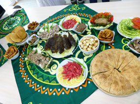 Platters of Traditional Yakut Food