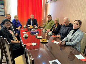 With Council Members