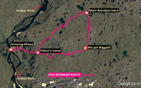 Mud Map of Our Route