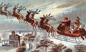 The Fictional Santa Claus (c Daily Mail)