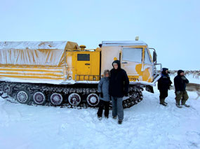 Us with our Tank Truck