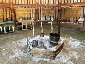 Inside the Yurt