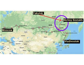 Rail Line From Nizhny Bestyakh