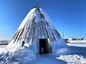 Yurt Within the Museum Grounds