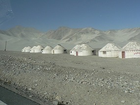 Yurts Along the Karakoram Highway