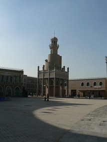 Long Shadows - a Mosque in Xinjiang