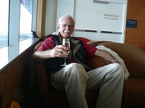 Alan Toasts our Coming Trip