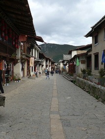 Cobbled Streets of Old Zhongdian