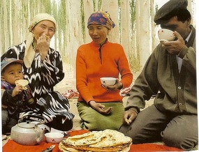 Uighur Family, Xinjiang