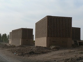 Grape Drying Towers, Turpan